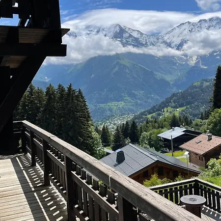 La Belle Etoile Au Bettex Face Montblanc 아파트 *