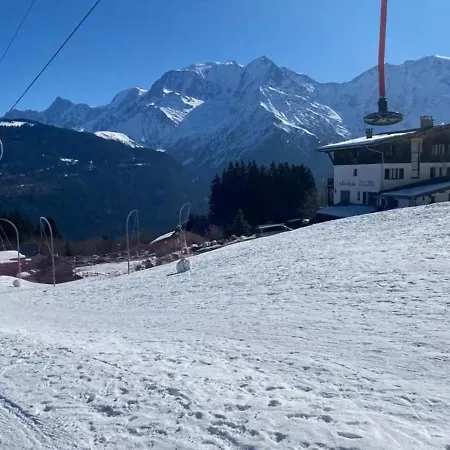 La Belle Etoile Au Bettex Face Montblanc 아파트 *
