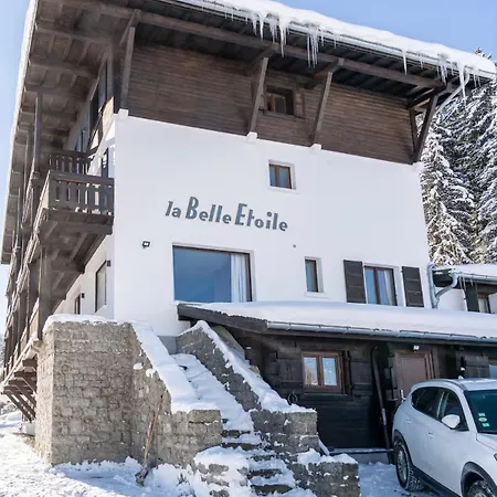 La Belle Etoile Au Bettex Face Montblanc 아파트 *